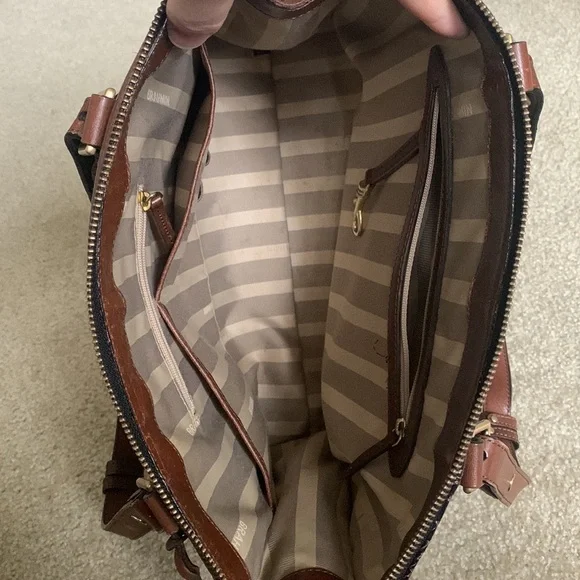 Brahmin Leopard Print Tote Bag - Picture 13 of 16